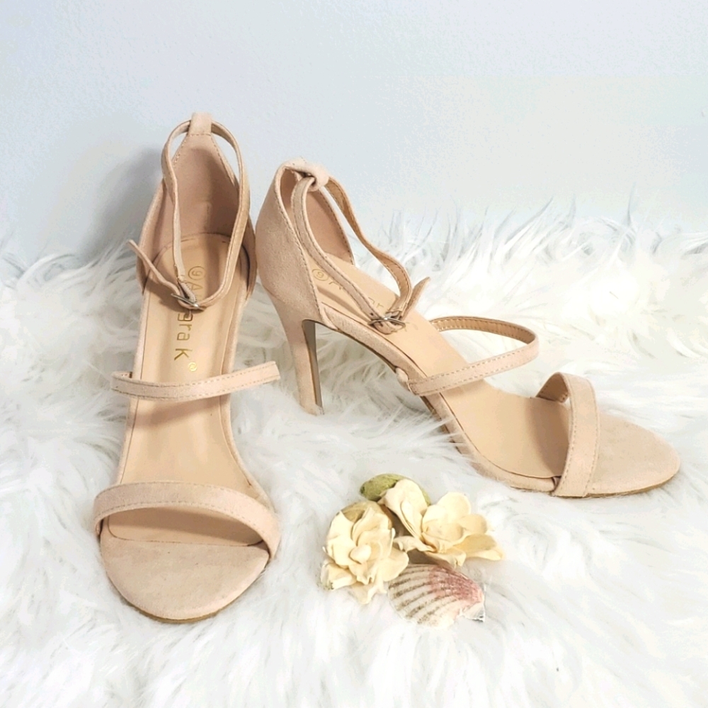 New Suede Strappy heels/Sandals - FREE SHIPPING!